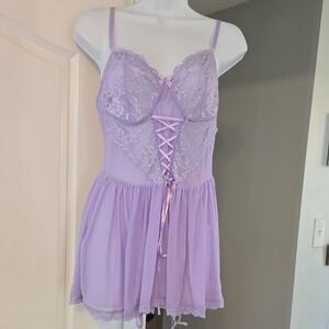 Lavender Lace Chemise